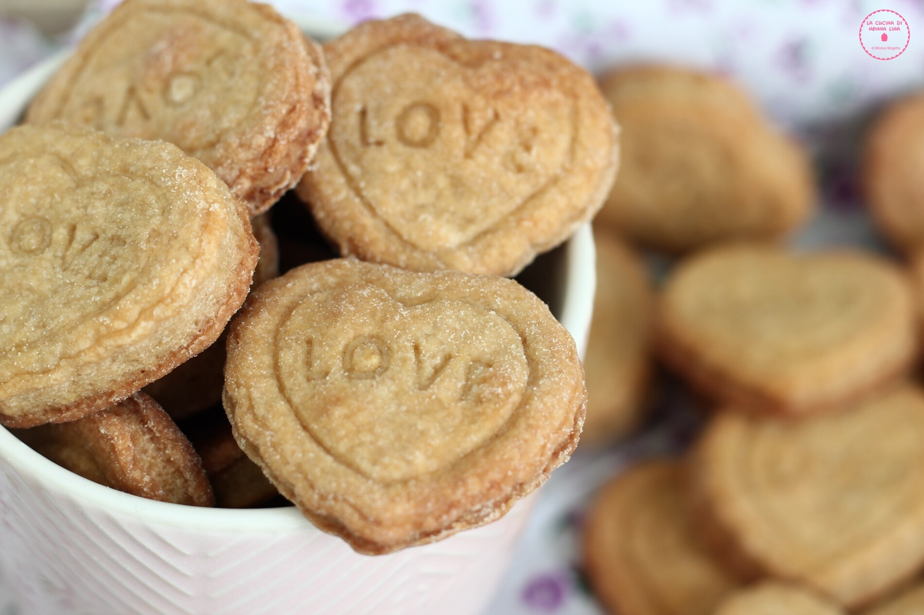 Biscoitos de café sem açúcar