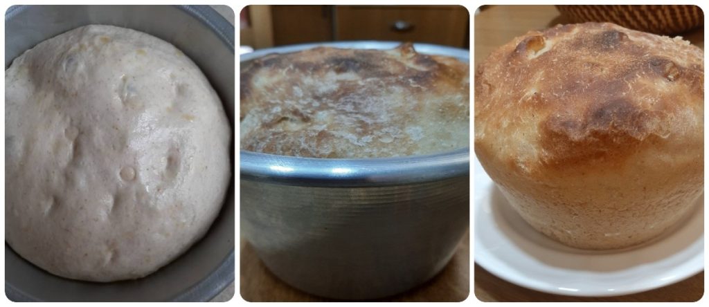 Pão de Páscoa Salgado com Queijo e Salame