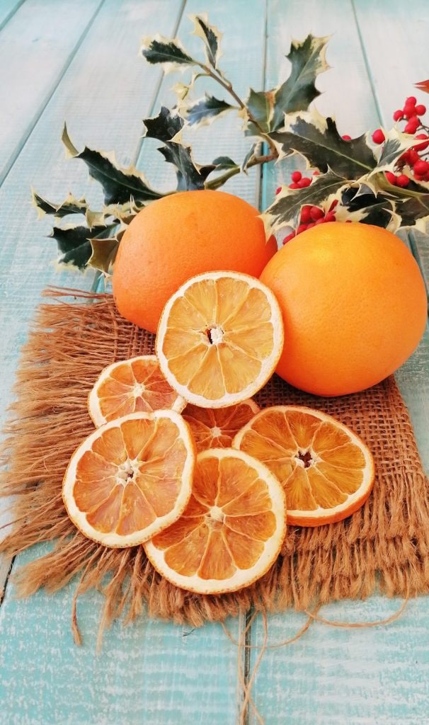 laranjas desidratadas