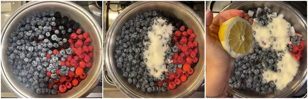 Geleia de frutas vermelhas