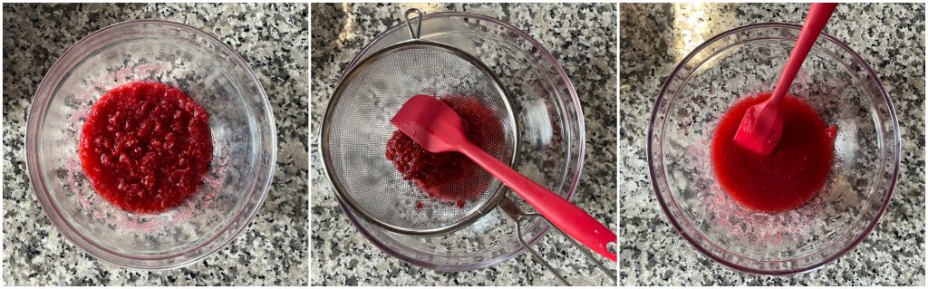 Panna cotta de framboesa
