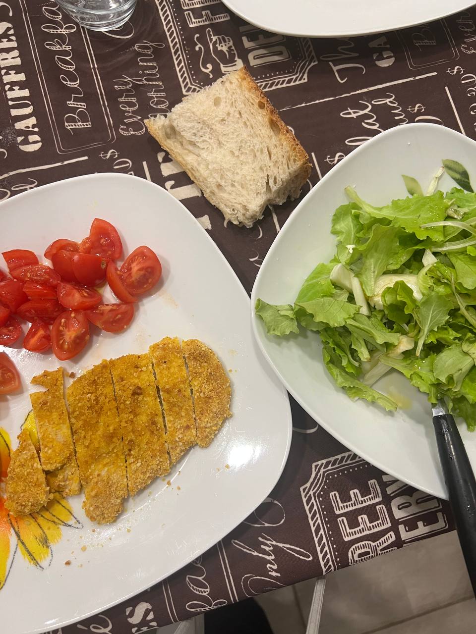 Costeletas Empanadas no Micro-ondas