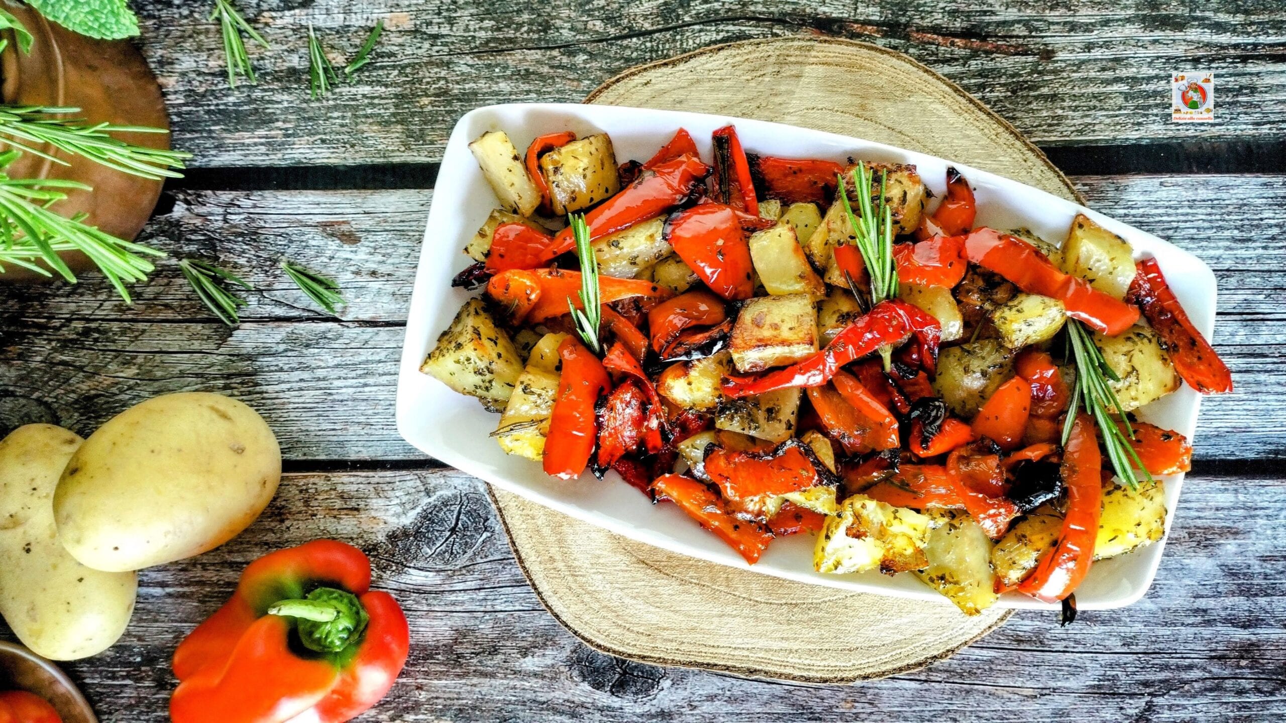 Pimentões e batatas assados: a receita fácil e saborosa que cheira a lar
