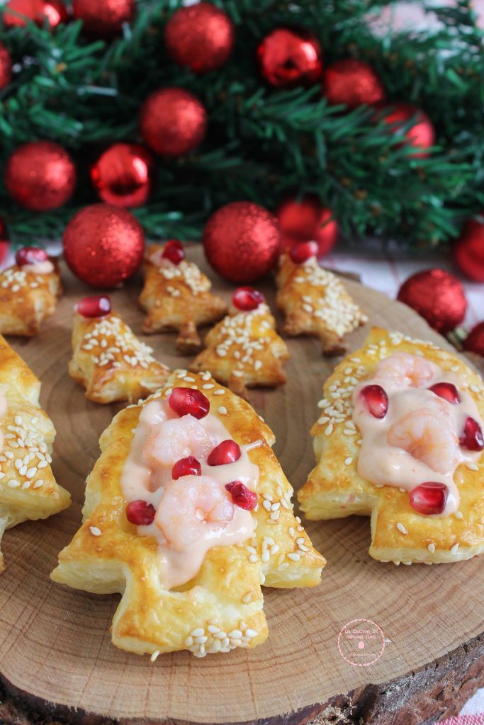 Vol-au-vent com camarões