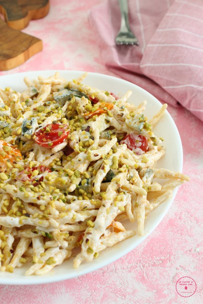 Trofie com vegetais