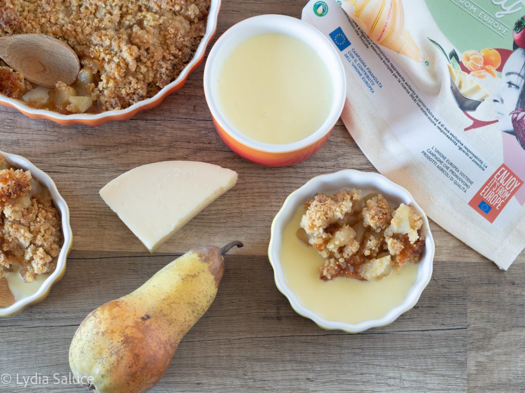 crumble de peras