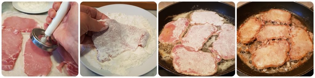 bifinhos de porco ao limão