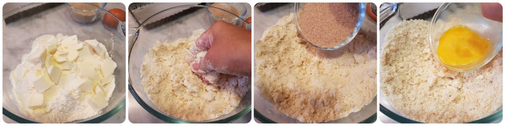 massa para torta de frutas de outono