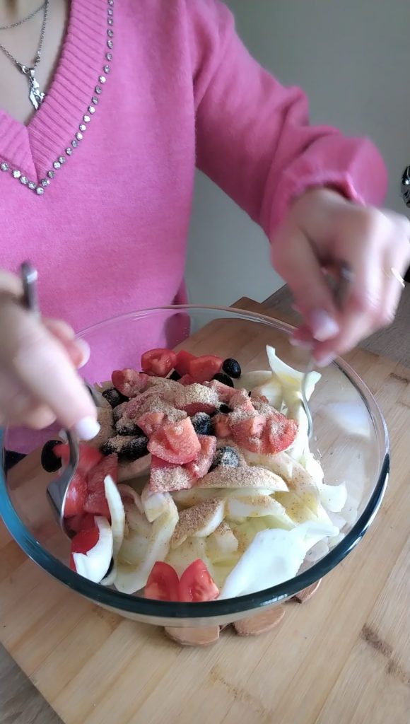 Funcho gratinado