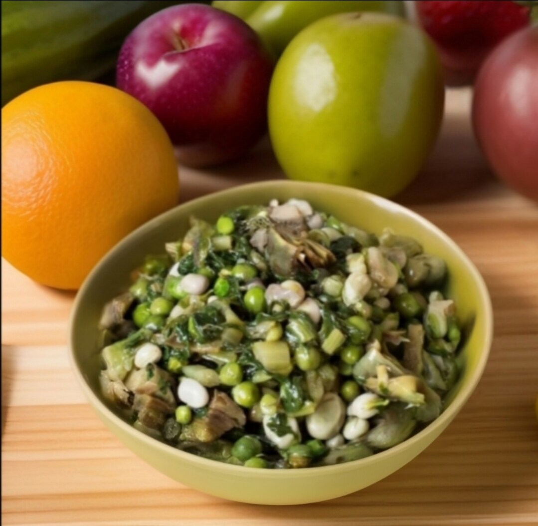 Sopa camponesa da primavera siciliana