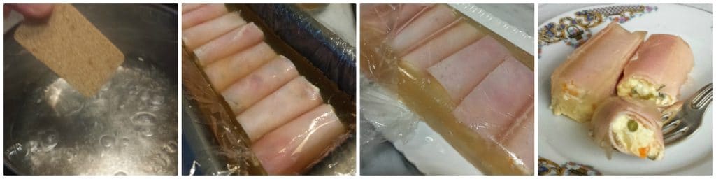 rolinhos de salada russa