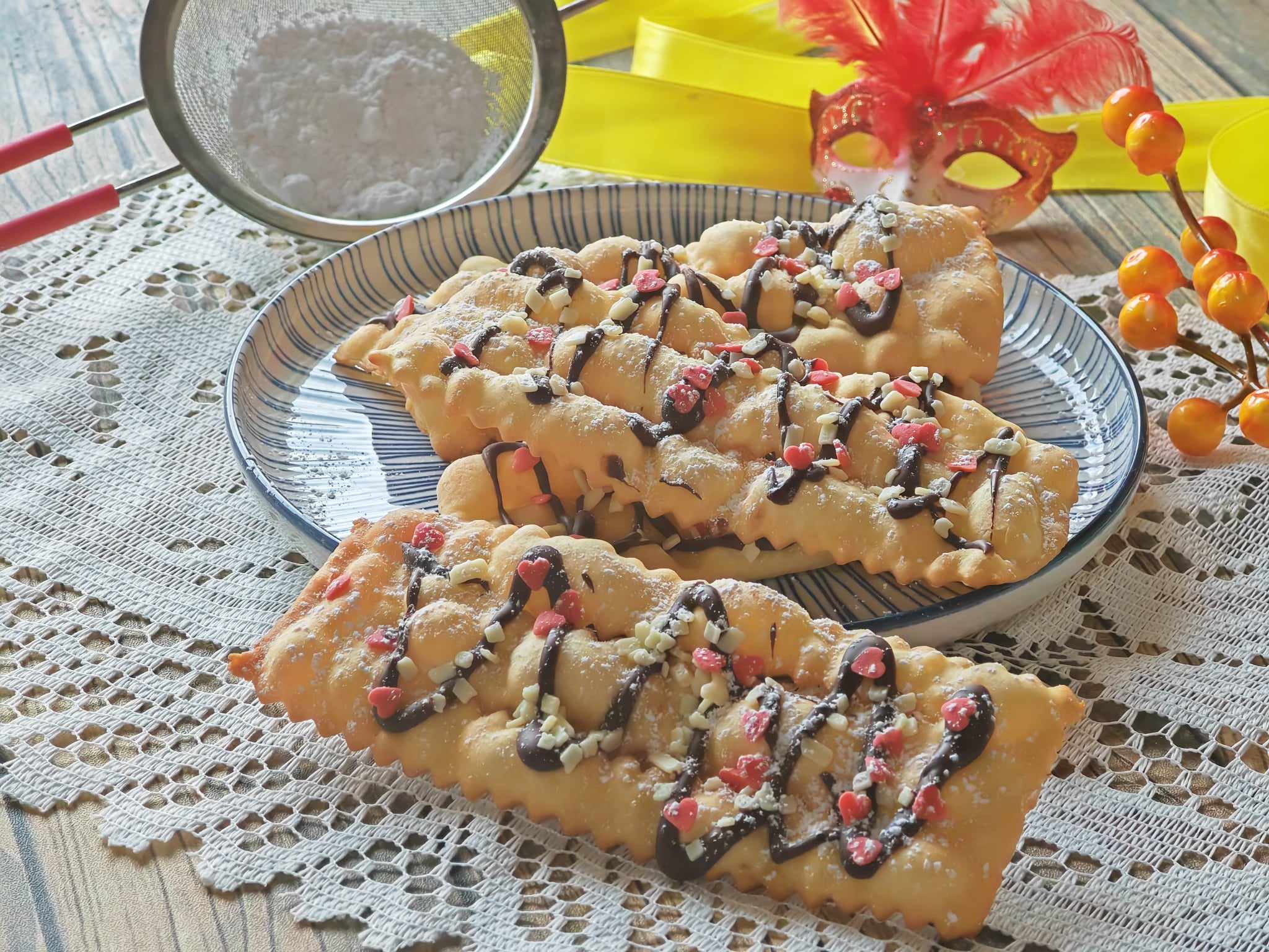 Chiacchere de chocolate