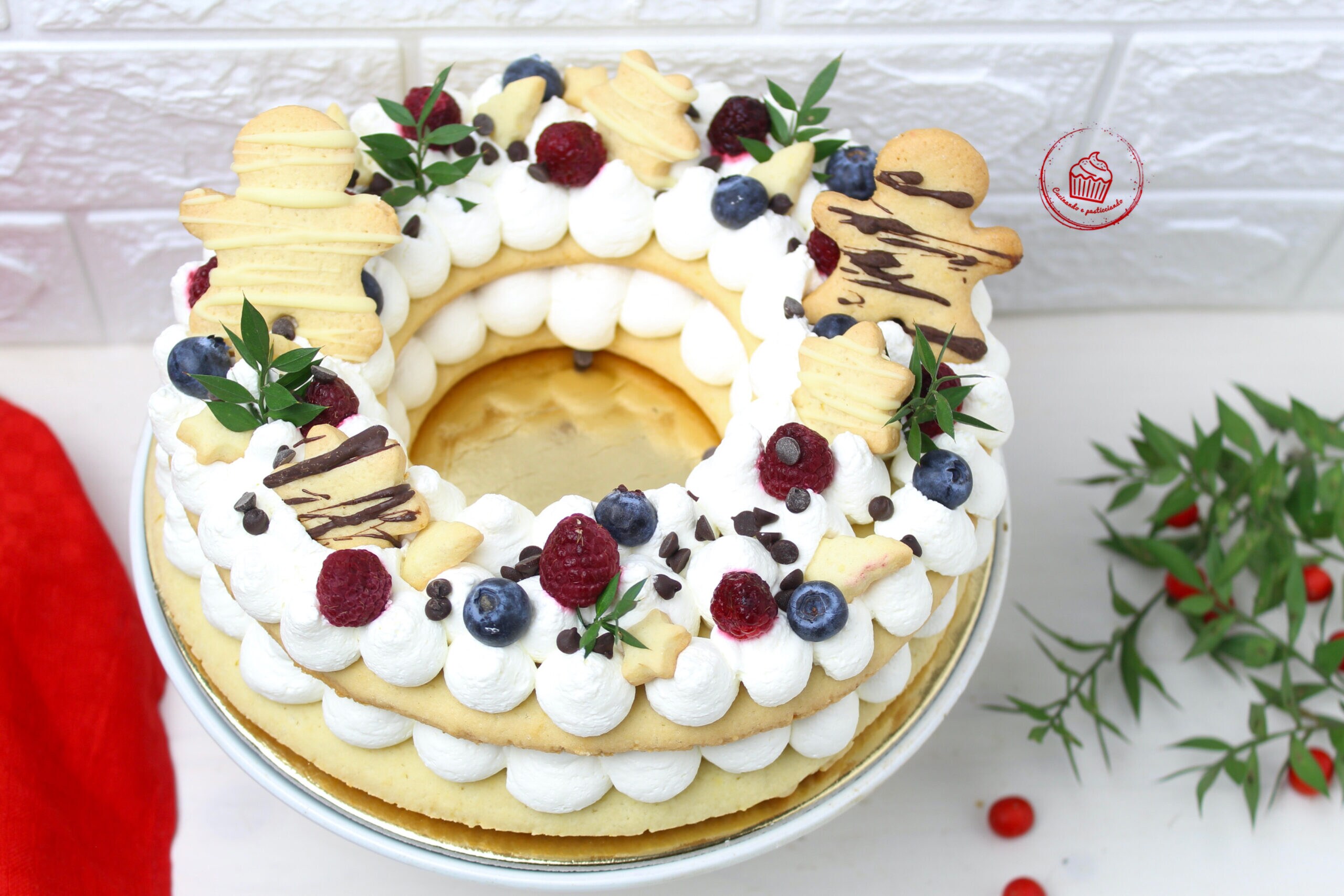 Cream tart de Natal