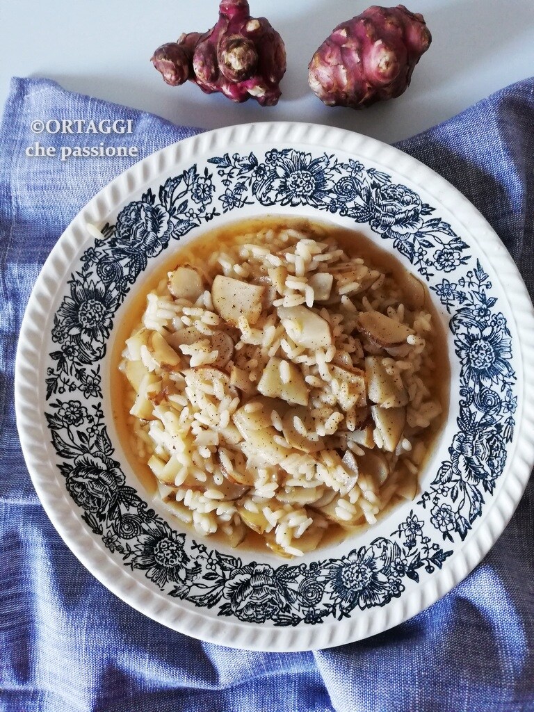 risoto com topinambur gourmet