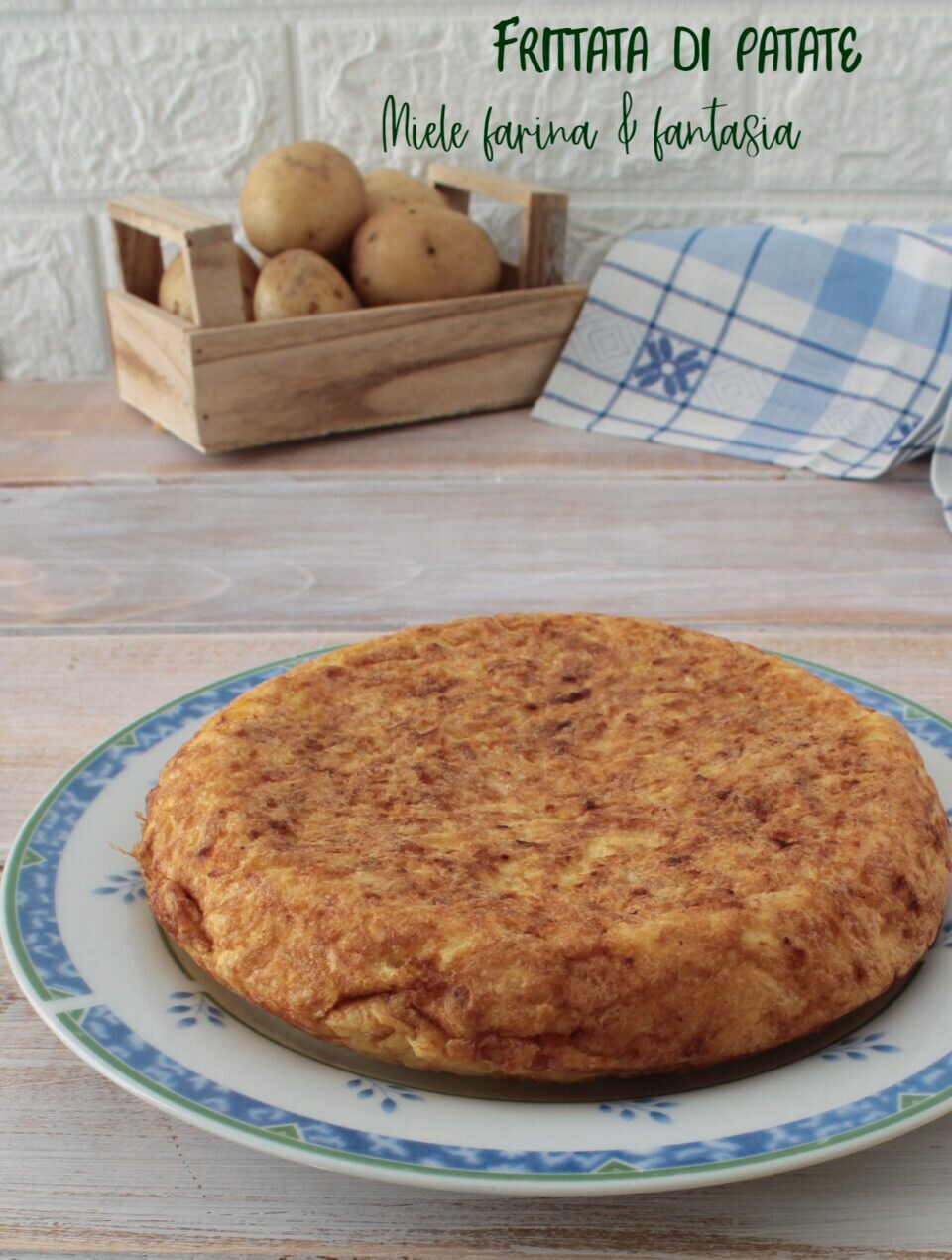Omelete de batatas ao forno