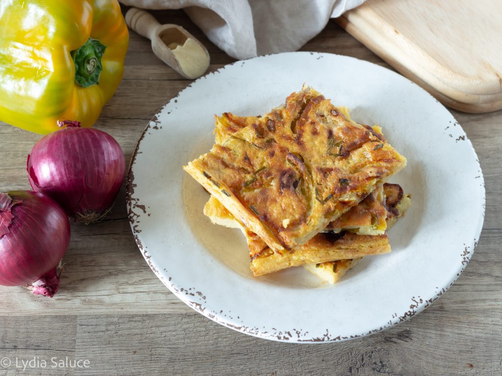 farifrittata de pimentões