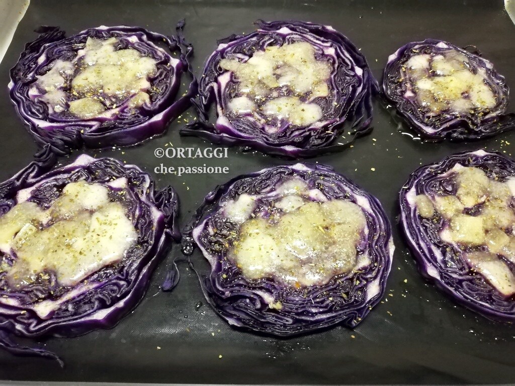 Repolho roxo assado