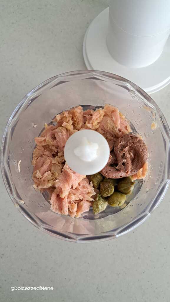 Batatas com molho de atum