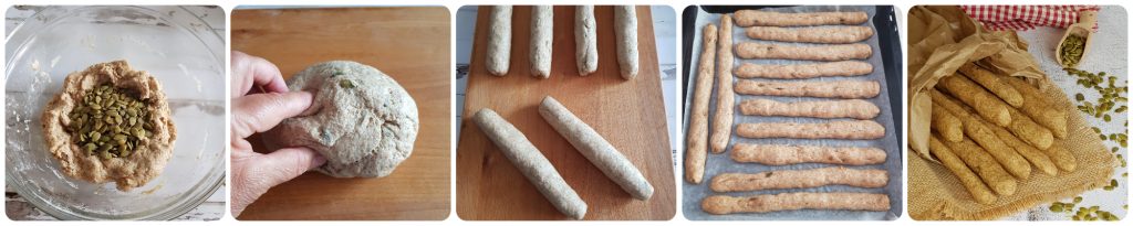 grissini macios com farinha integral