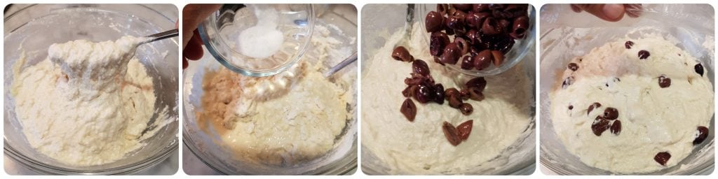 focaccia com azeitonas taggiasche