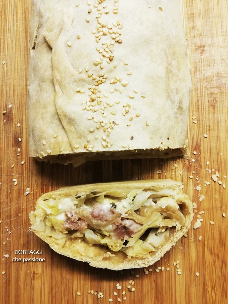 strudel salgado rápido sem fermento
