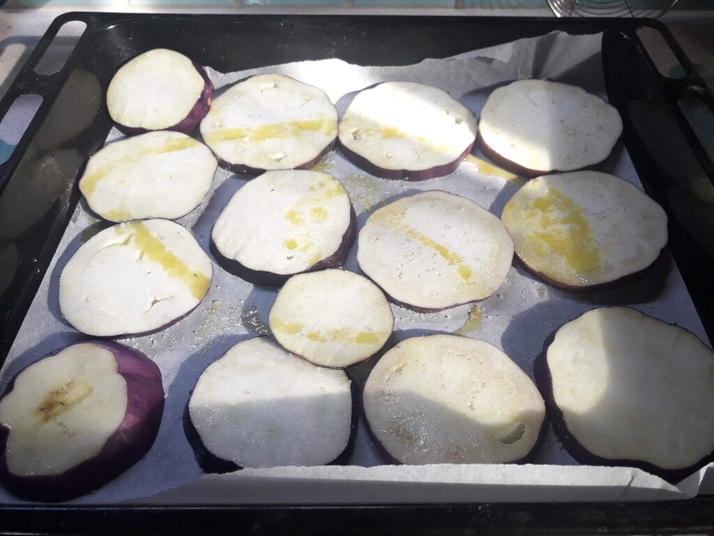 berinjelas no forno