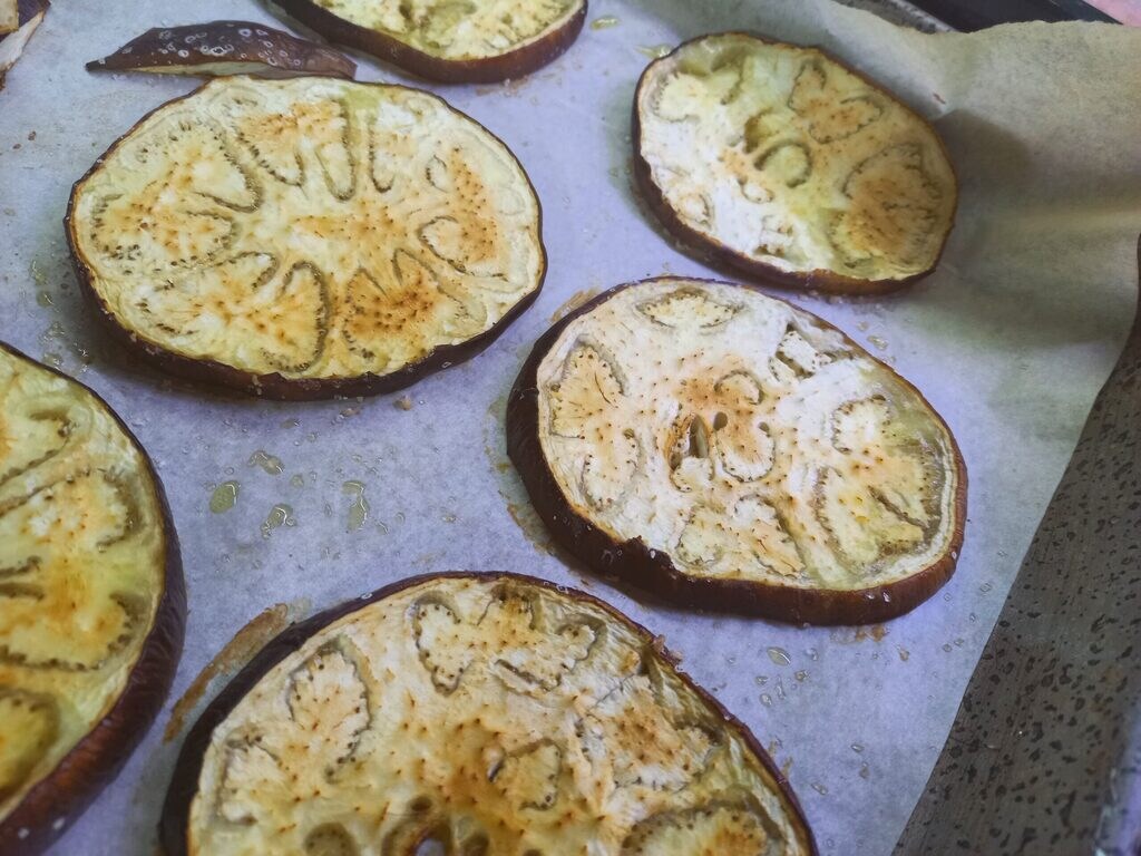 berinjelas no forno