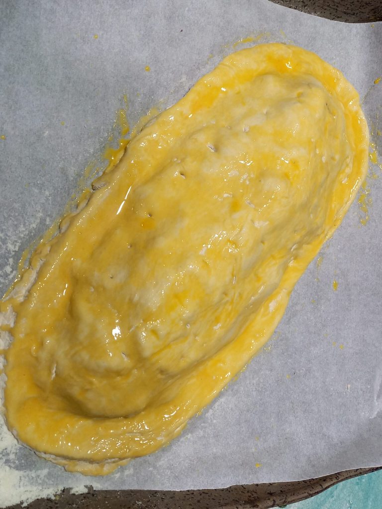 A receita da schiacciata alla boscaiola