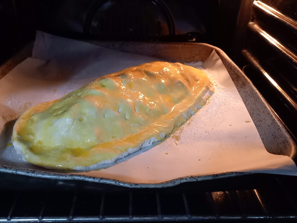 A receita da schiacciata alla boscaiola