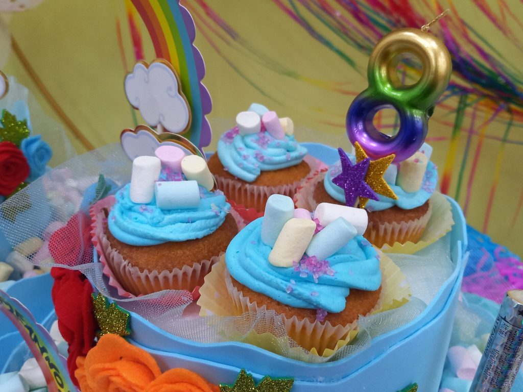 Cupcake para aniversários e nascimentos