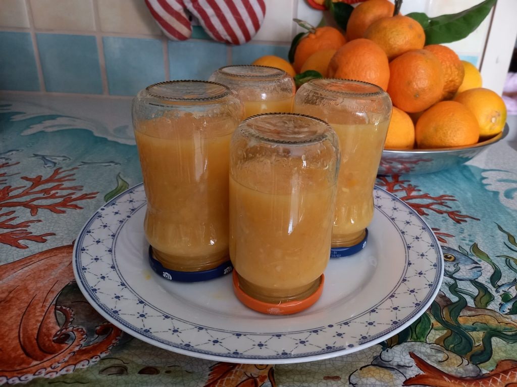 Compota de laranja com casca