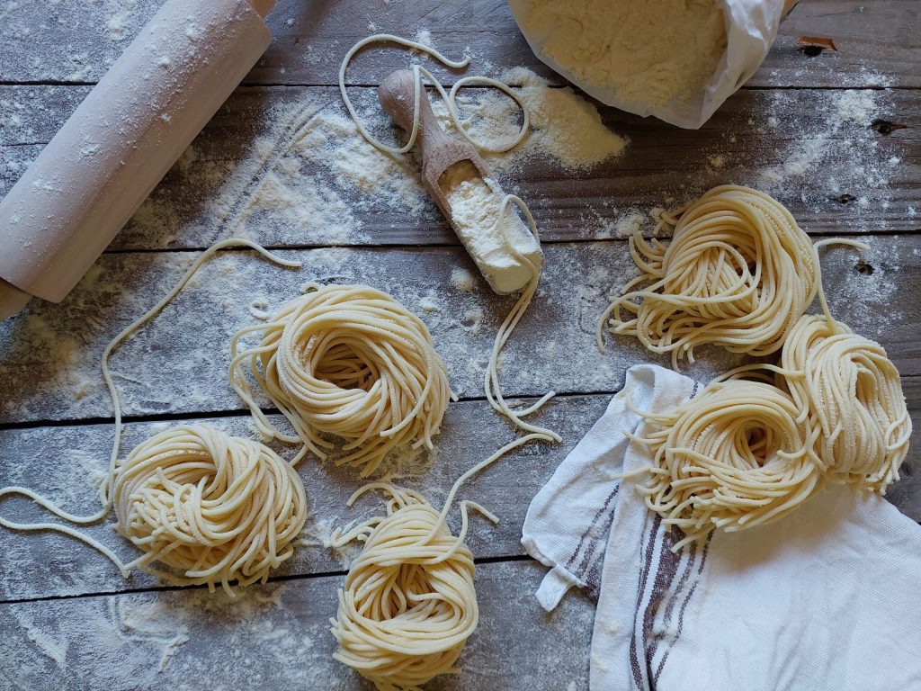 massa caseira com pasta maker