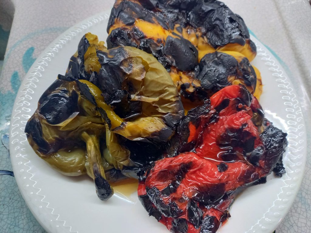 Como assar corretamente os pimentões