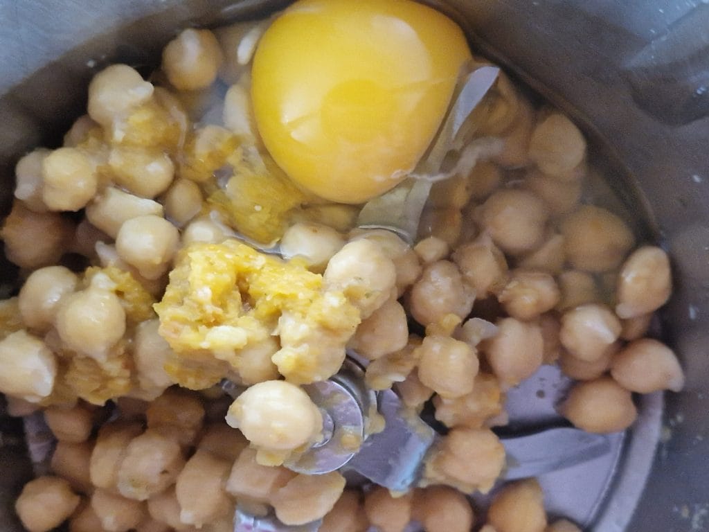 As mini pizzas de grão-de-bico