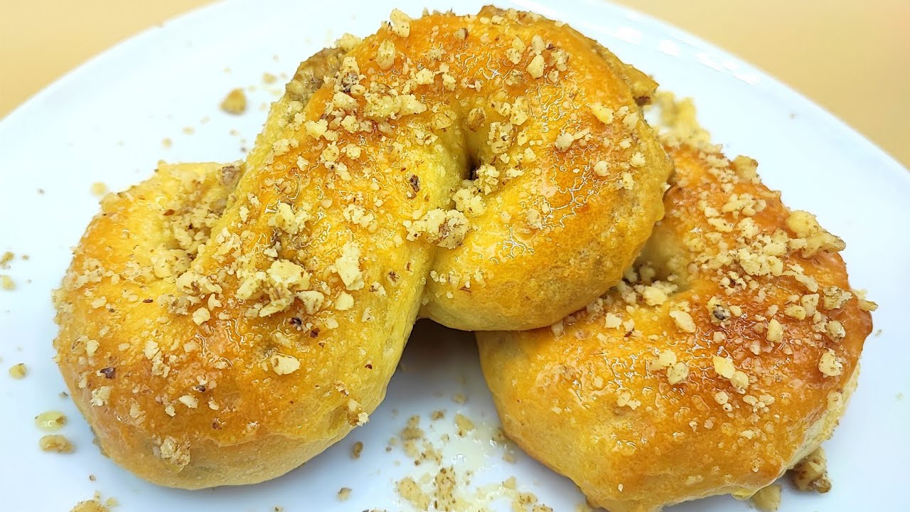 mucenici recheados com nozes (receita romena)