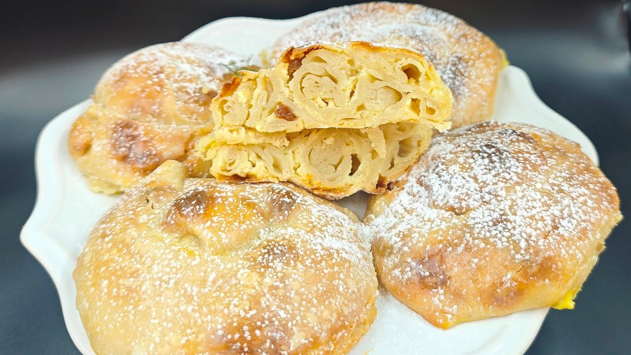Rolinhos doces de ricota e uva passa 📜sem fermento