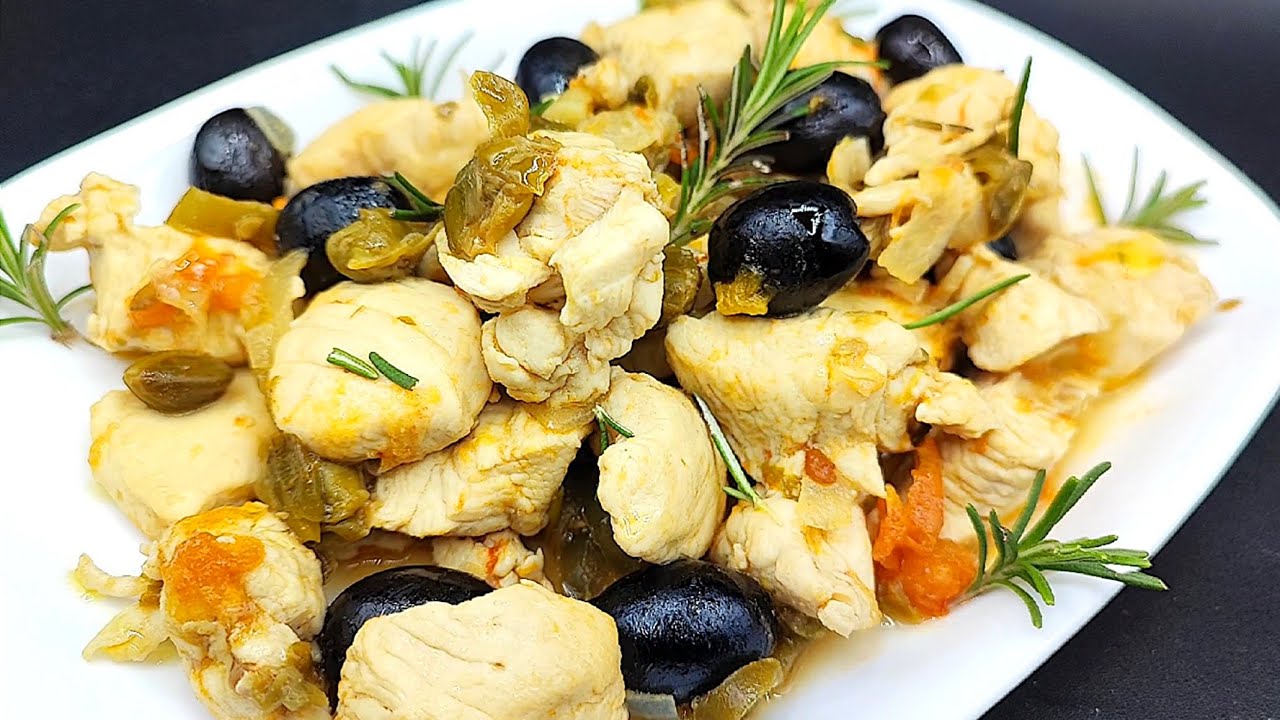 Pedacinhos de frango na frigideira