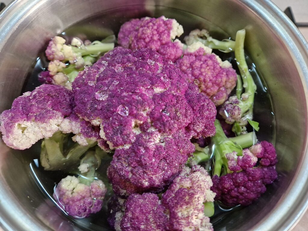 couve-flor roxa