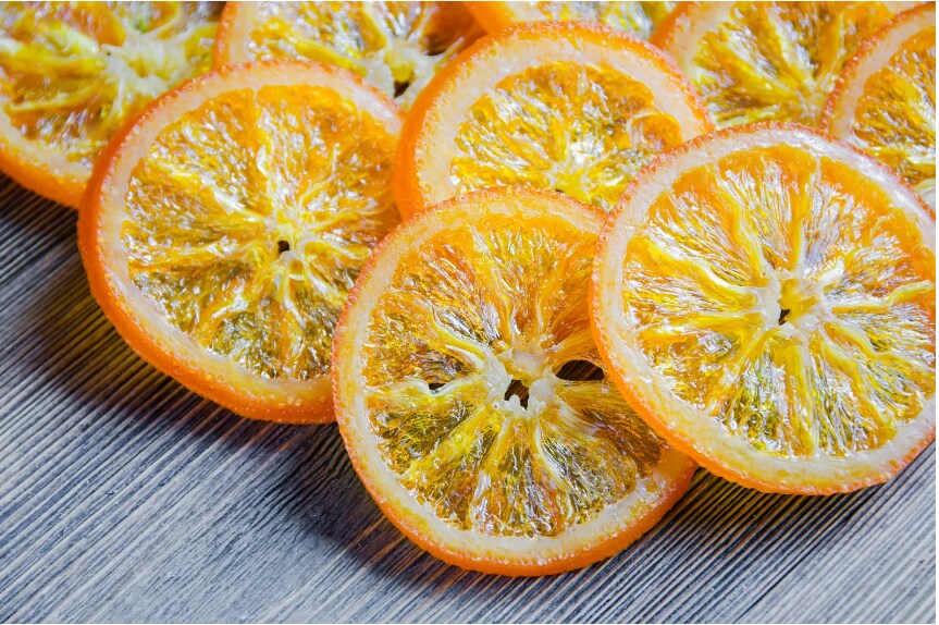 LARANJAS CRISTALIZADAS