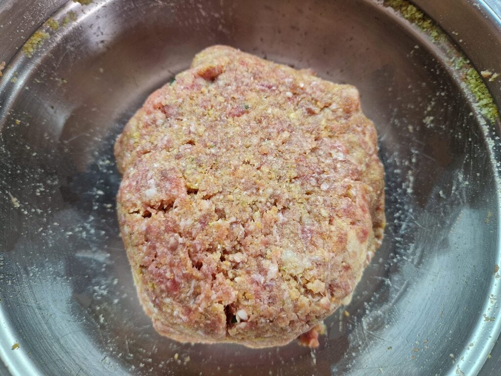 recheio de linguiça