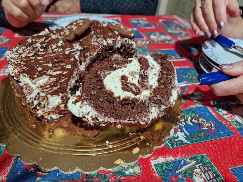 O Tronco de Natal Pan di Stelle