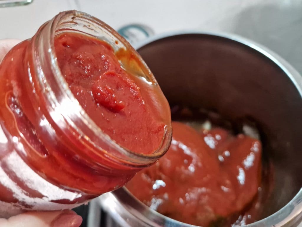 A língua de vitelo ao molho