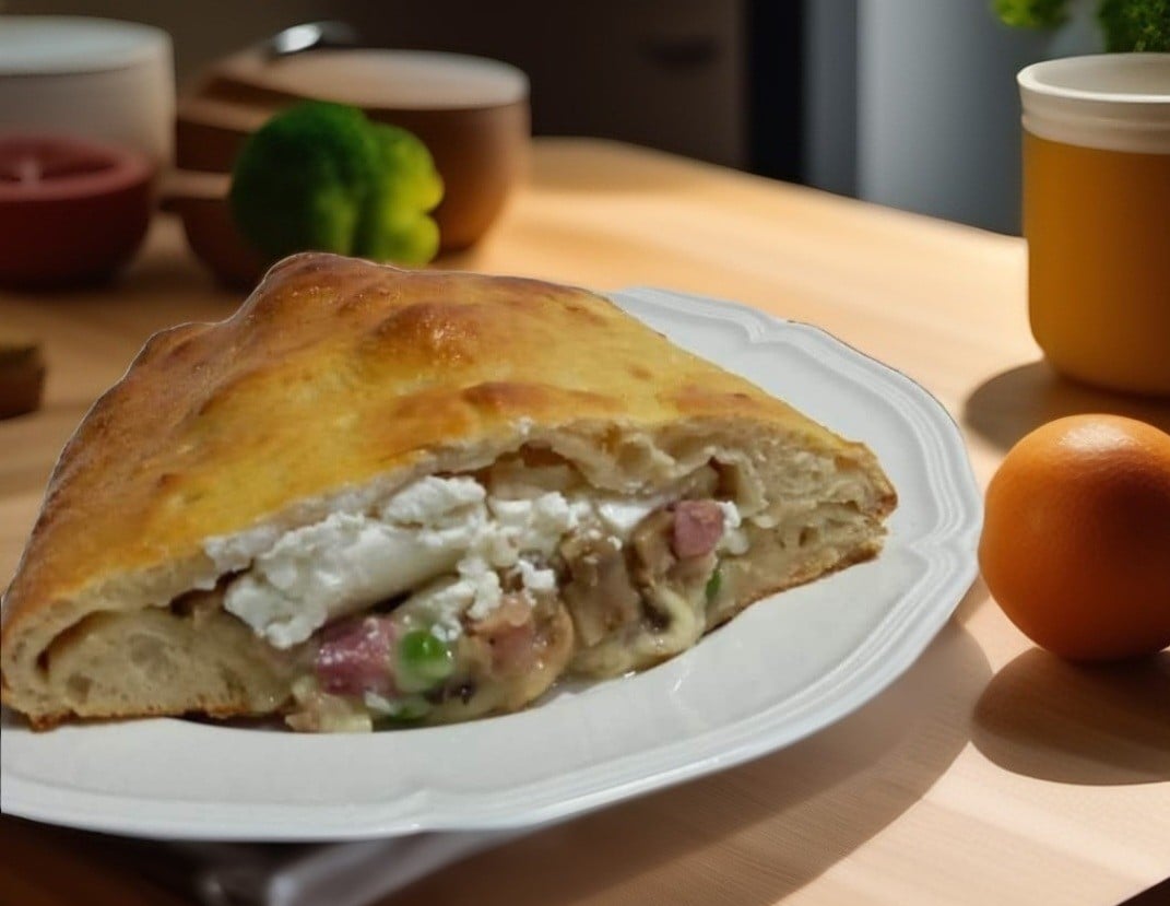 A receita da schiacciata alla boscaiola