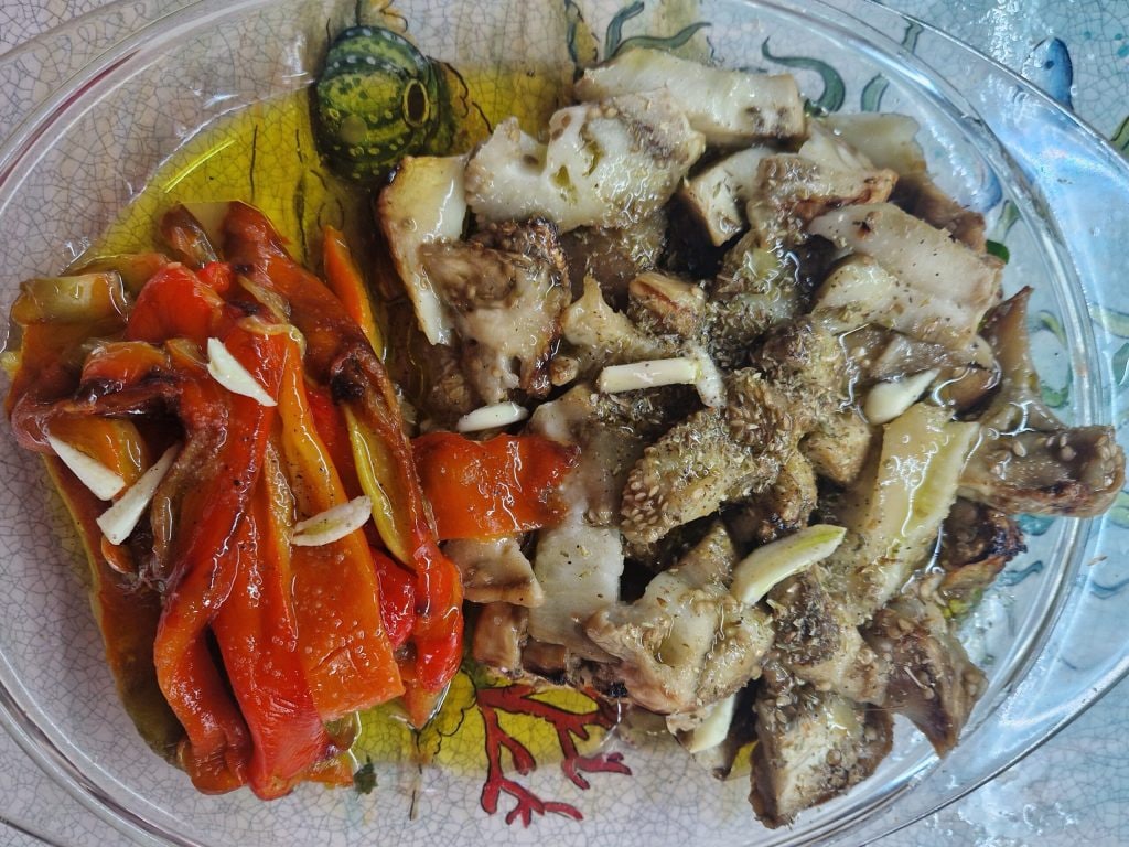 Como cozinhar pimentões e berinjelas na fritadeira a ar