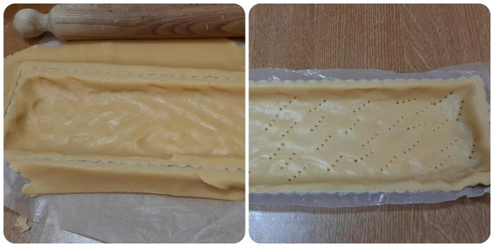 Torta com creme de mascarpone e amêndoas