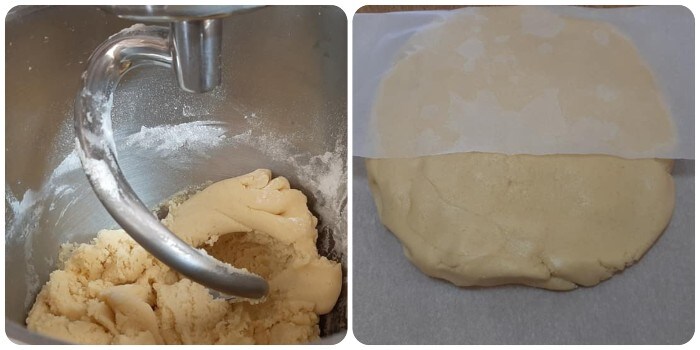 torta com creme de avelãs e granulados