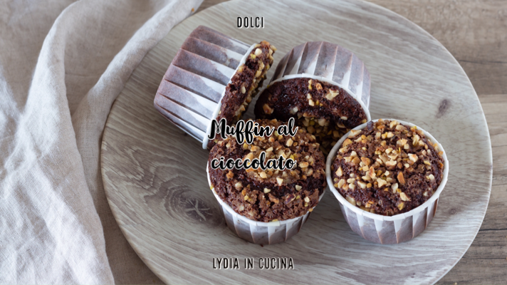 Muffin de chocolate e cacau