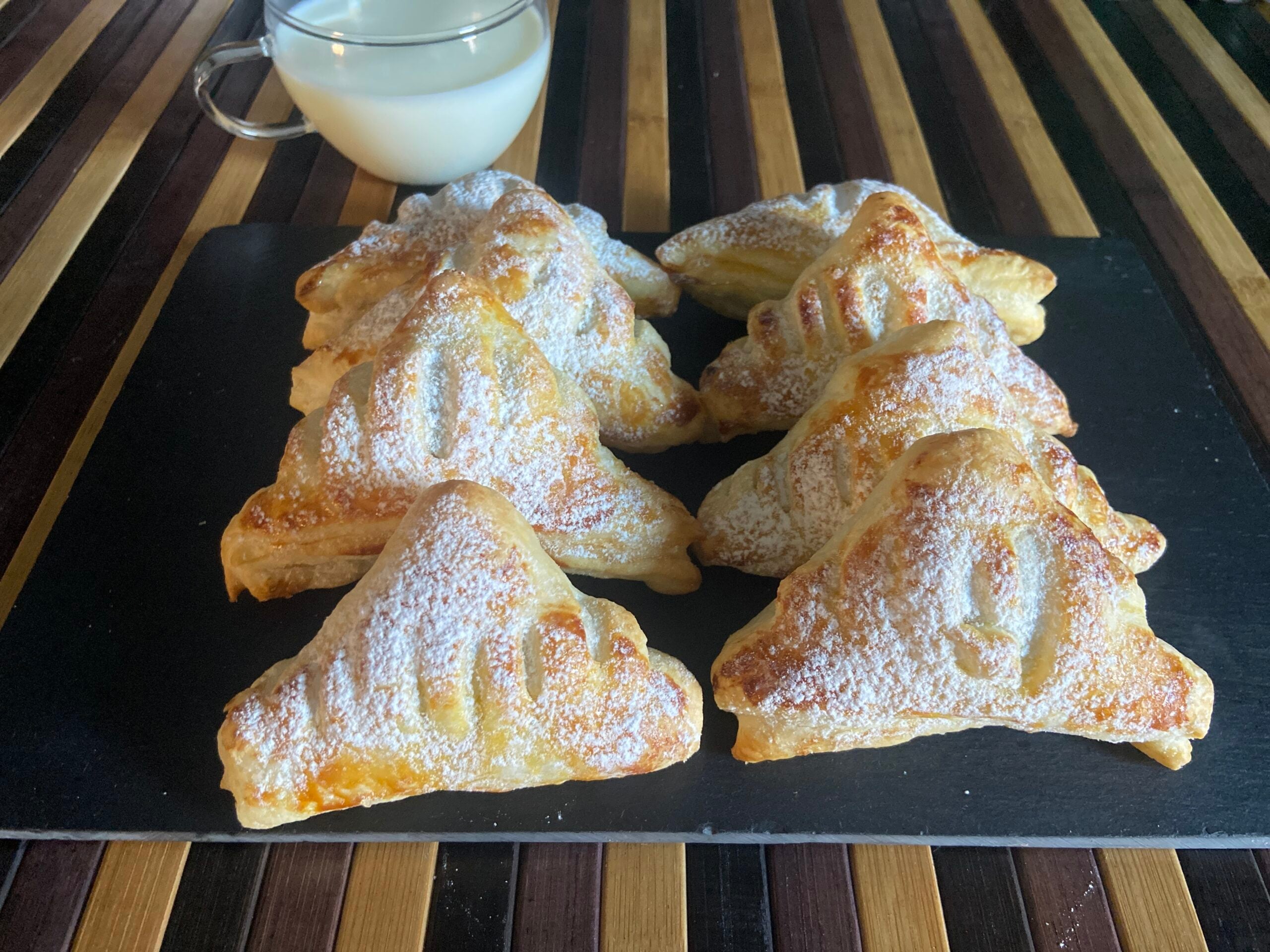 Triângulos de chocolate