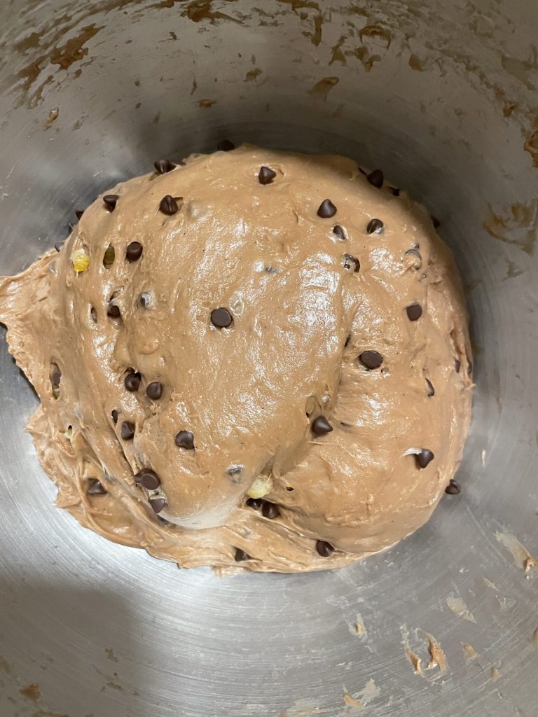massa da focaccia doce de cacau