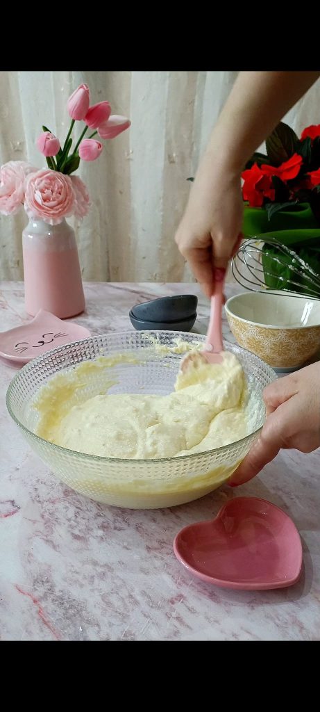 Adicionamos todos os ingredientes e misturamos